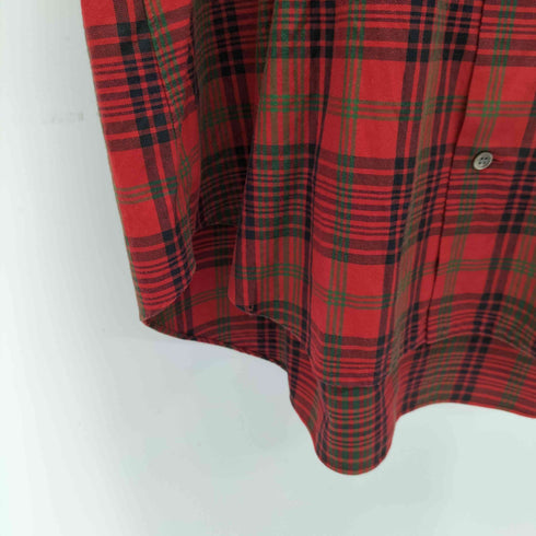 ワイズフォーメン Ys for men 04SS L/S オープンカラーチェックシャツ メンズ