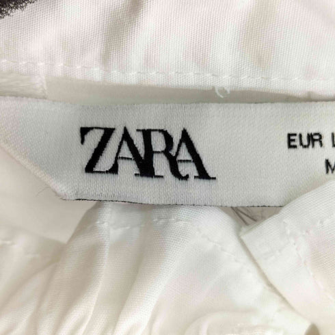 ザラ ZARA L/S フリルブラウス レディース import:L