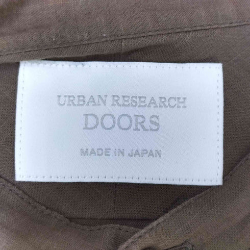 アーバンリサーチドアーズ URBAN RESEARCH DOORS White Label コットンスラブローンロングシャツ レディース ONE SIZE