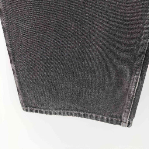 リーバイス Levis 505 ワイドブラックデニムパンツ メンズ 38/34
