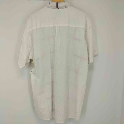トミーヒルフィガー TOMMY HILFIGER 90S香港製 S/S チェックコットンシャツ メンズ import:XL