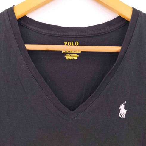 ポロラルフローレン POLO RALPH LAUREN ポニー刺繍 VネックTシャツ レディース JPN:XS