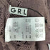 グレイル GRL バック開き透かし編みマーメイドシルエットニットワンピース レディース JPN:L
