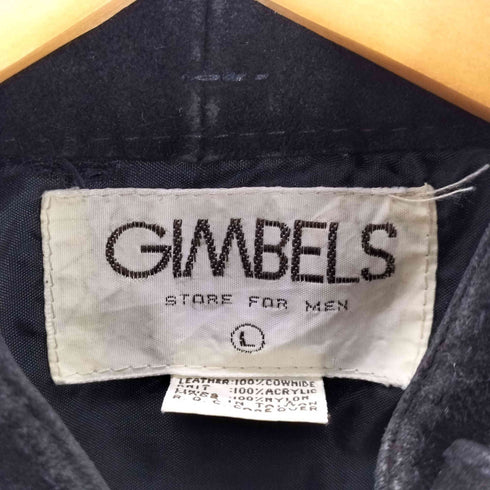 GIMBELS スウェード切り替え レザーブルゾン メンズ JPN:L