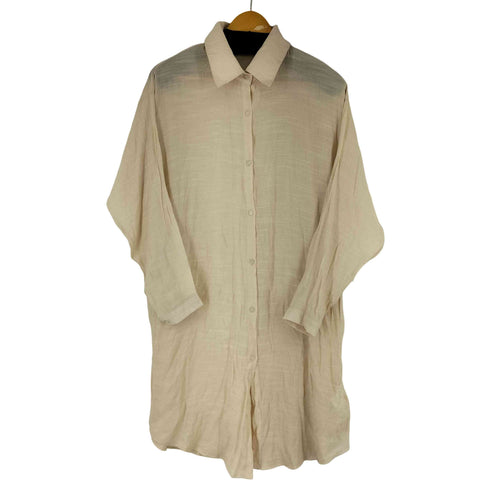 フィフス FIFTH リネンライクロングシャツ レディース JPN:M