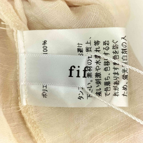 フィフス FIFTH リネンライクロングシャツ レディース JPN:M