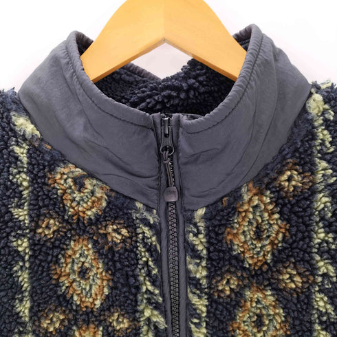 ステューシー Stussy 20AW Lima Jacquard Sherpa 総柄フリースジャケット メンズ JPN:L