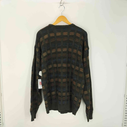 GIANFRANCO RUFFINI イタリア製 3D クルーネックニット メンズ JPN:XL