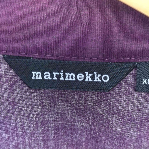 マリメッコ marimekko Nutte Tasapalkki ストライププルオーバーシャツワンピース レディース XS