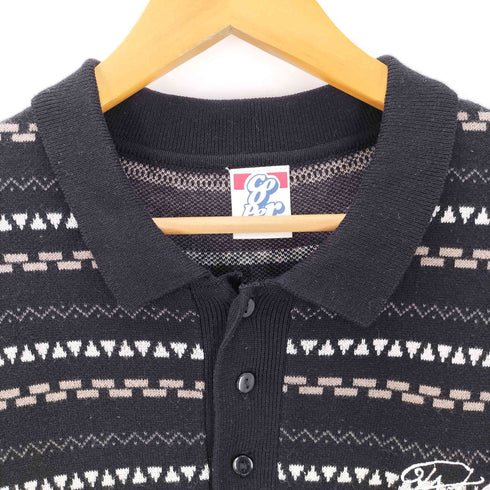 cooper ニットポロシャツ メンズ