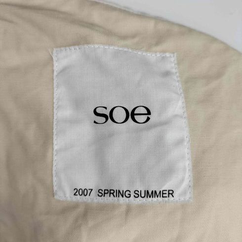 ソーイ SOE コットンステンカラーコート メンズ import:S