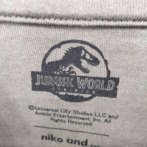 ニコアンド niko and... 両面プリントS/S ムービTシャツ メンズ import:L