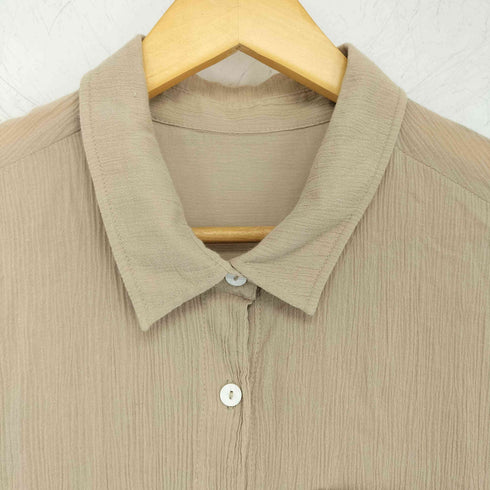 ジェナ JENA シワ加工 ロングシャツワンピース レディース FREE