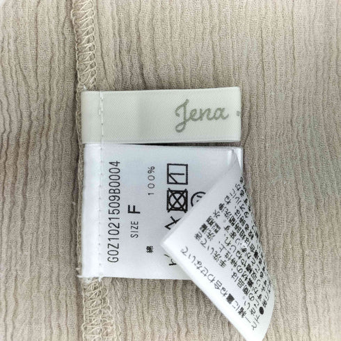 ジェナ JENA シワ加工 ロングシャツワンピース レディース FREE