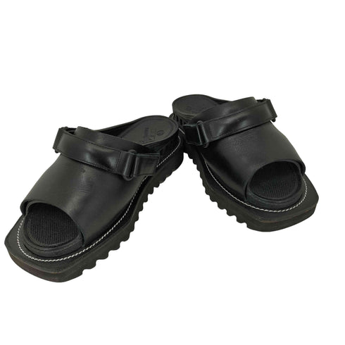 ミーンズワイル meanswhile Overwrap Square Sandals Vibram Sole メンズ