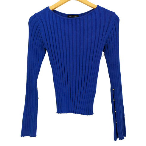 ユナイテッドアローズグリーンレーベルリラクシング UNITED ARROWS green label relaxing スリットスリーブ プルオーバー ニット レディース