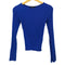 ユナイテッドアローズグリーンレーベルリラクシング UNITED ARROWS green label relaxing スリットスリーブ プルオーバー ニット レディース