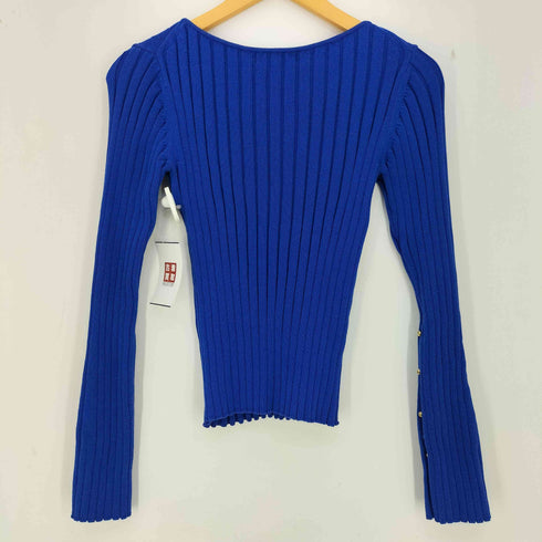 ユナイテッドアローズグリーンレーベルリラクシング UNITED ARROWS green label relaxing スリットスリーブ プルオーバー ニット レディース