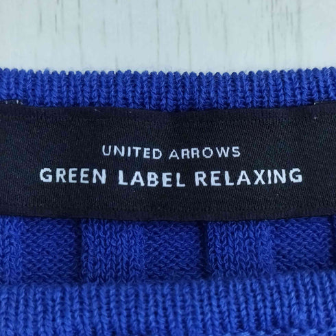 ユナイテッドアローズグリーンレーベルリラクシング UNITED ARROWS green label relaxing スリットスリーブ プルオーバー ニット レディース