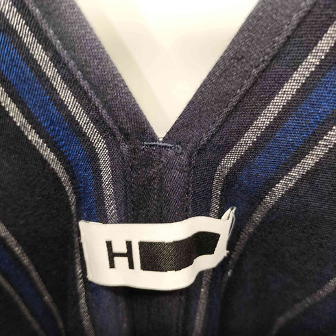 エイチビューティーアンドユースユナイテッドアローズ H BEAUTY & YOUTH UNITED ARROWS STRIPE V NECK DRESS レディース JPN:M