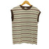 ロクビューティーアンドユースユナイテッドアローズ 6 BEAUTY & YOUTH UNITED ARROWS COTTON MULTI BORDER NO SLEEVE T-SHIRT レディース