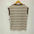 ロクビューティーアンドユースユナイテッドアローズ 6 BEAUTY & YOUTH UNITED ARROWS COTTON MULTI BORDER NO SLEEVE T-SHIRT レディース