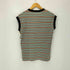 ロクビューティーアンドユースユナイテッドアローズ 6 BEAUTY & YOUTH UNITED ARROWS COTTON MULTI BORDER NO SLEEVE T-SHIRT レディース