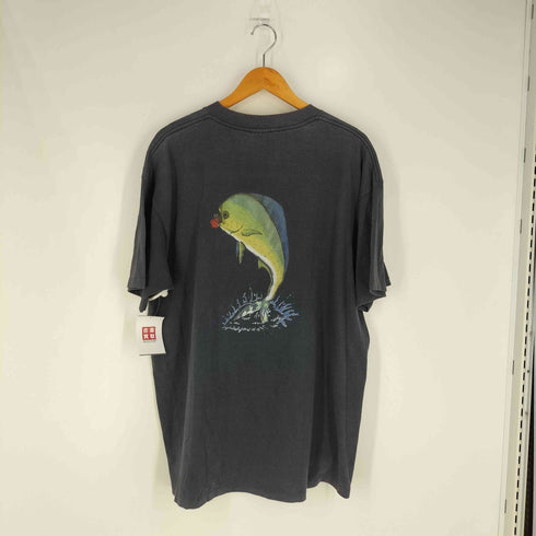 オニータ ONEITA 90s シングルステッチ USA製 バックプリント クルーネックTシャツ メンズ import:XXL