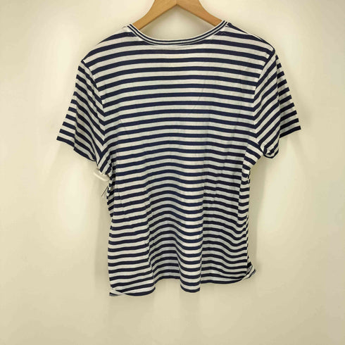 ポロラルフローレン POLO RALPH LAUREN ポニー 刺繍 ボーダー S/S クルーネック Tシャツ レディース import:L