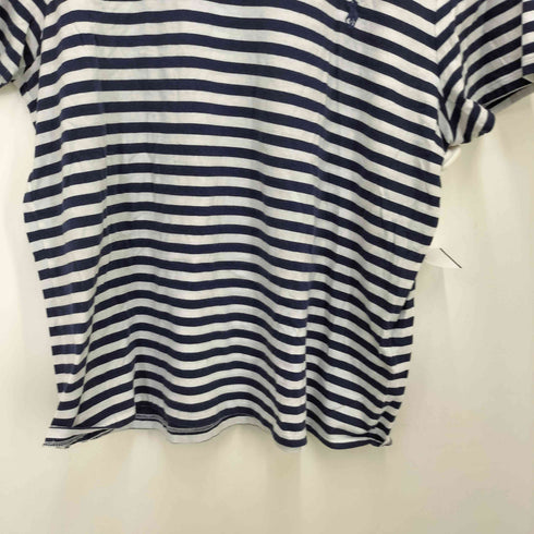ポロラルフローレン POLO RALPH LAUREN ポニー 刺繍 ボーダー S/S クルーネック Tシャツ レディース import:L