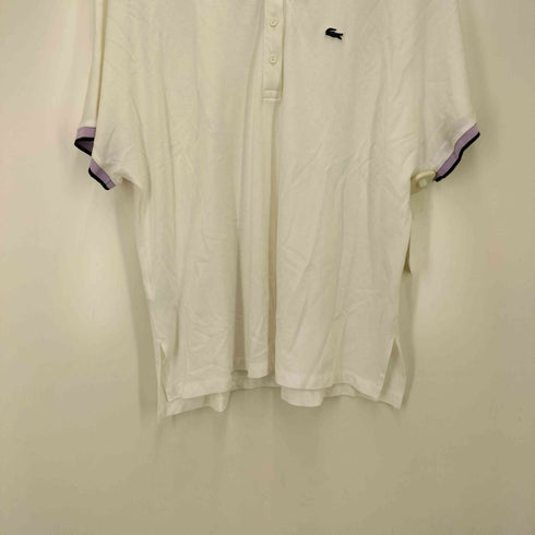 ラコステ LACOSTE ワニ刺繍 ロゴパッチS/S ポロシャツ レディース import:M