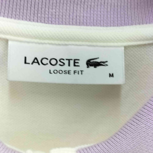 ラコステ LACOSTE ワニ刺繍 ロゴパッチS/S ポロシャツ レディース import:M