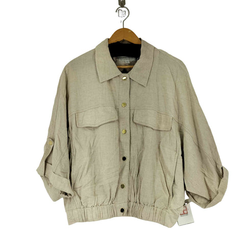 ザラ ZARA サファリショートスリーブシャツ レディース import:L