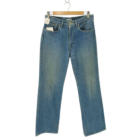 オーラリー AURALEE 19SS WASHED HARD TWIST DENIM 5P PANTS メンズ US:30-31