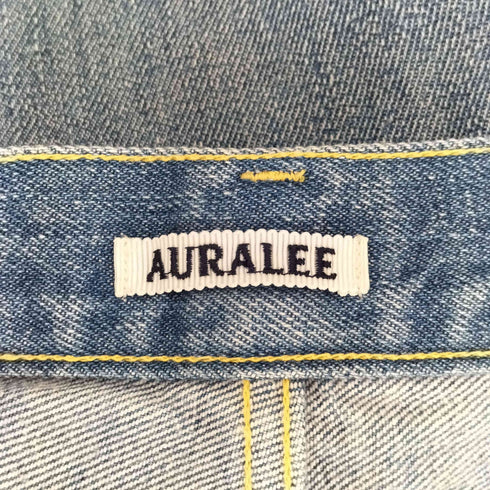 オーラリー AURALEE 19SS WASHED HARD TWIST DENIM 5P PANTS メンズ US:30-31
