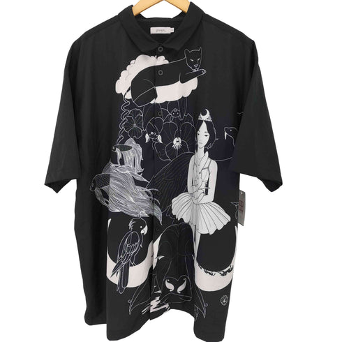 グラニフ graniph ファンクラブ ビッグシルエット半袖シャツ レディース import:XL