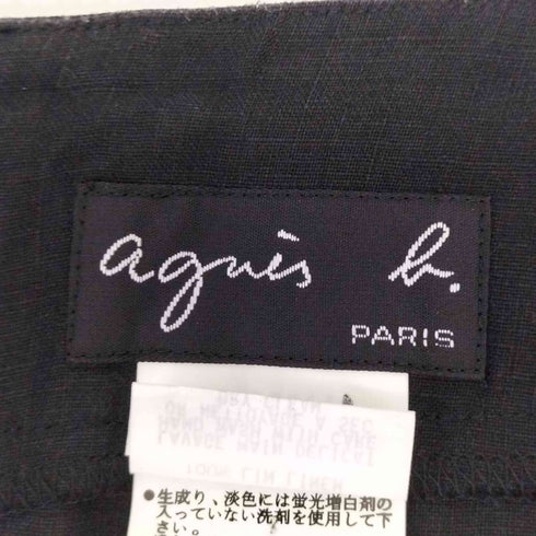 アニエスベー agnes b. リネンスカート レディース 40