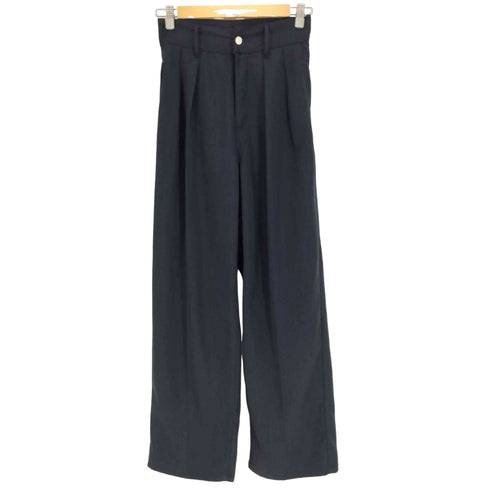 ボンルシール BONLECILL 2タック センタープレス カラー スラックス パンツ レディース JPN:L