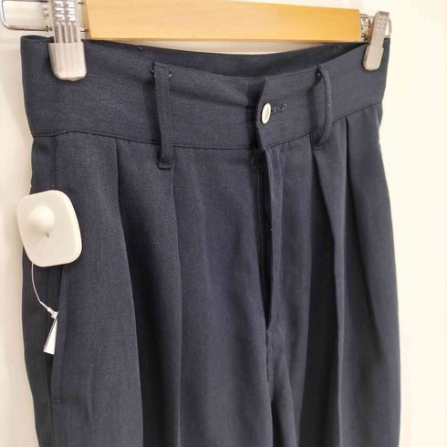 ボンルシール BONLECILL 2タック センタープレス カラー スラックス パンツ レディース JPN:L