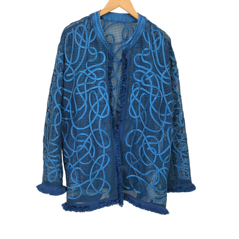アメリ AMERI 24SS MEDI TAPE EMBROIDERY MESH JACKET レディース FREE