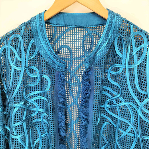 アメリ AMERI 24SS MEDI TAPE EMBROIDERY MESH JACKET レディース FREE