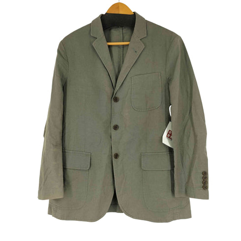 ランズエンド LANDS END リネン混 テーラードジャケット メンズ