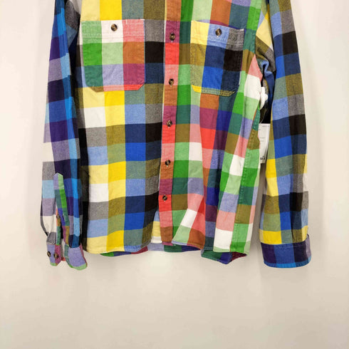 コロンビア Columbia マルチ カラー チェック L/S コルビー ネル シャツ メンズ import:XL