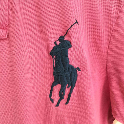 ポロラルフローレン POLO RALPH LAUREN SLIM FIT ビッグポニーポロシャツ メンズ import:M