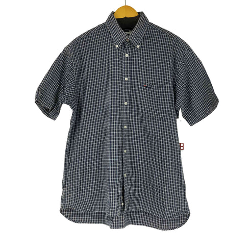 フィラ FILA S/S チェック シアサッカーシャツ メンズ JPN:L