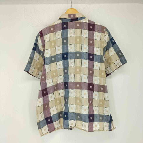 アルフレッドダナー ALFRED DUNNER ツギハギ パッチワーク デザイン 半袖シャツ レディース 14