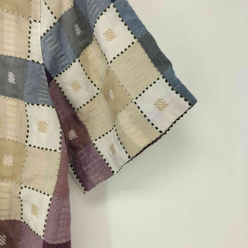 アルフレッドダナー ALFRED DUNNER ツギハギ パッチワーク デザイン 半袖シャツ レディース 14