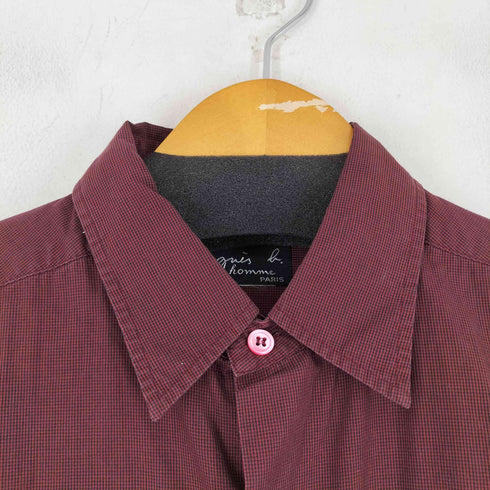 アニエスベーオム Agnes b.homme L/S チェックシャツ メンズ