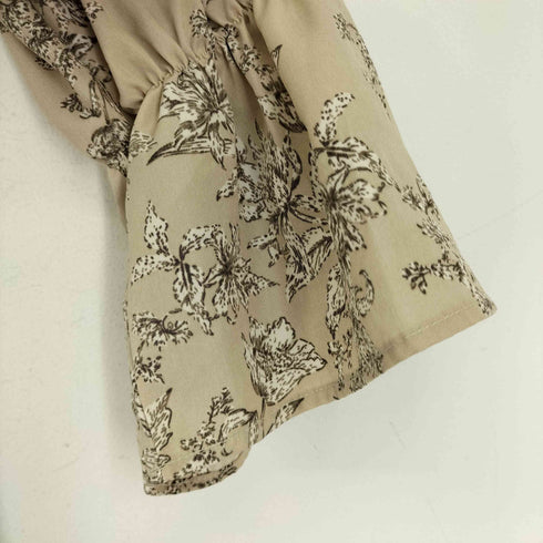 fiolily Botanical Print Ruffle Hem Dress レディース
