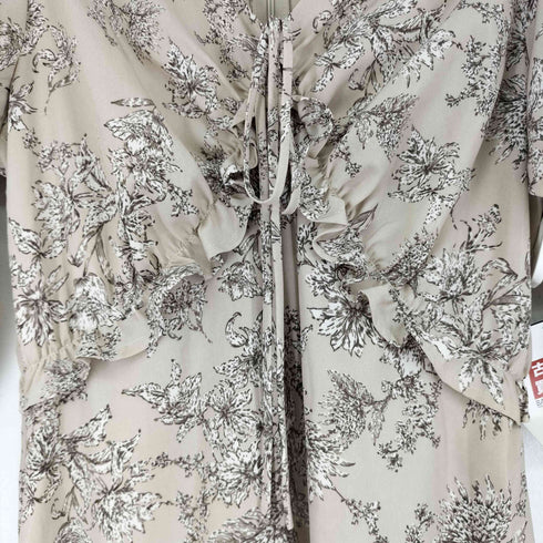 fiolily Botanical Print Ruffle Hem Dress レディース